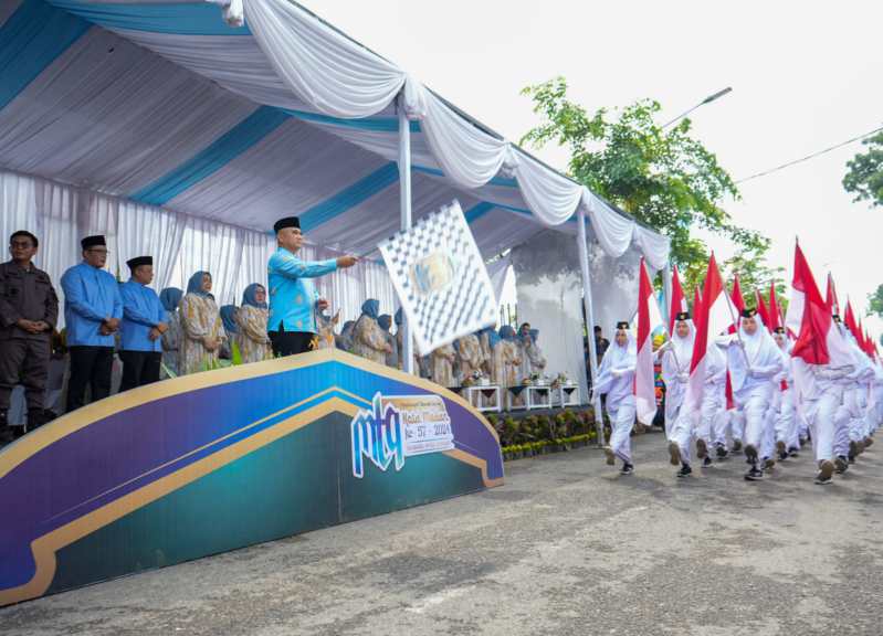 MTQ Kecamatan Ciseeng Dibuka, Pawai Ta’aruf Peserta