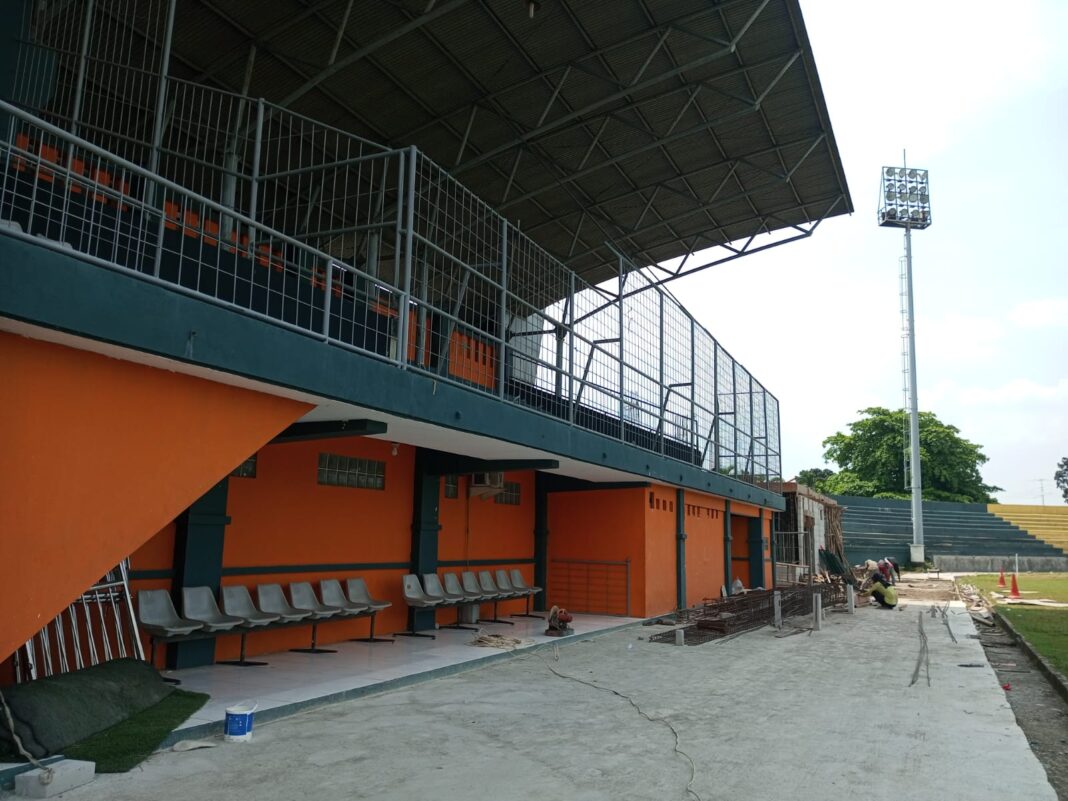 Revitalisasi Stadion Kecil Cibinong Mencapai 36 Persen