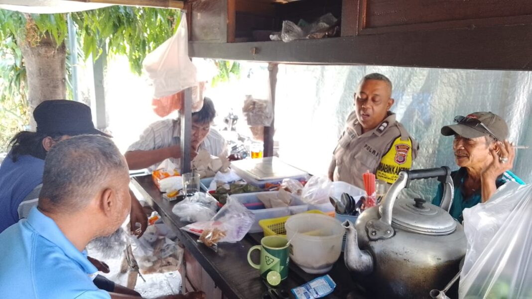 Bhabinkamtibmas Bangunjiwo Ikuti Kegiatan PSN Terpadu di Padukuhan Kalirandu