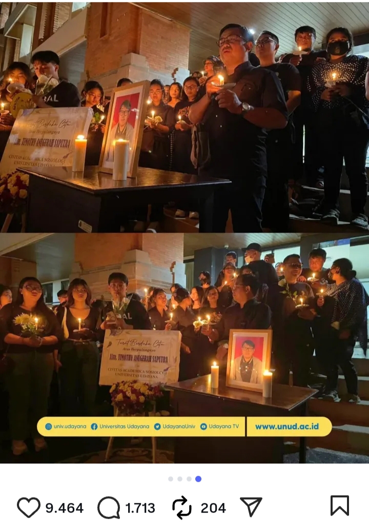 Haruskah Sanksi Drop Out buat Perundung Timothy Mahasiswa Unud?