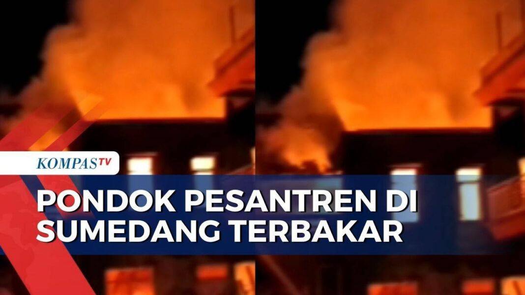 Korsleting Listrik Sebabkan Kebakaran Ponpes di Cibungbulang