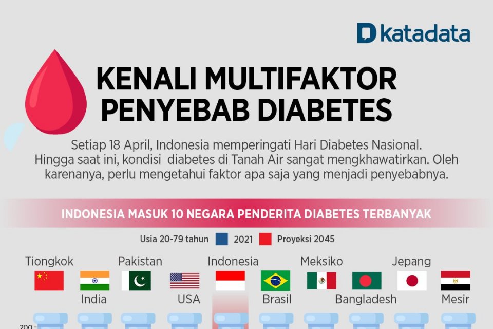 Penderita Diabetes di Internasional dan Indonesia