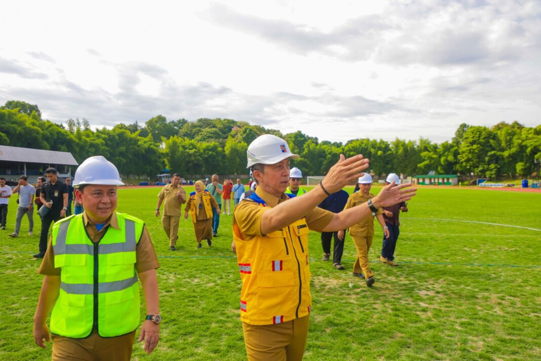 Dedie Rachim Pastikan Progres Rehabilitasi GOR Pajajaran