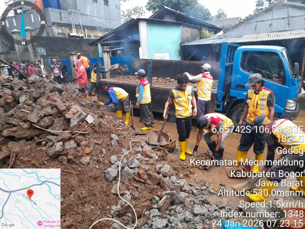 241 Bencana Alam Terjang Kabupaten Bogor Sepanjang Januari