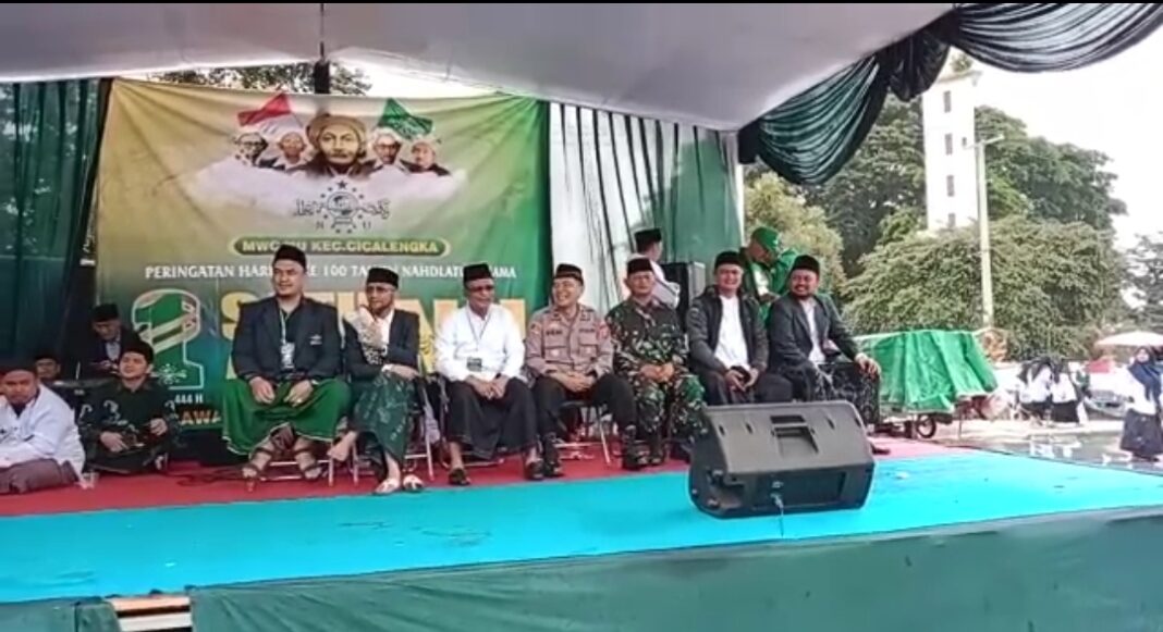 Peringati Harlah ke 100 Nahdlatul Ulama, Pengurus NU Ranting Desa Sukamulya Gelar Kegiatan Istighosah dan Taklim Kitab.
