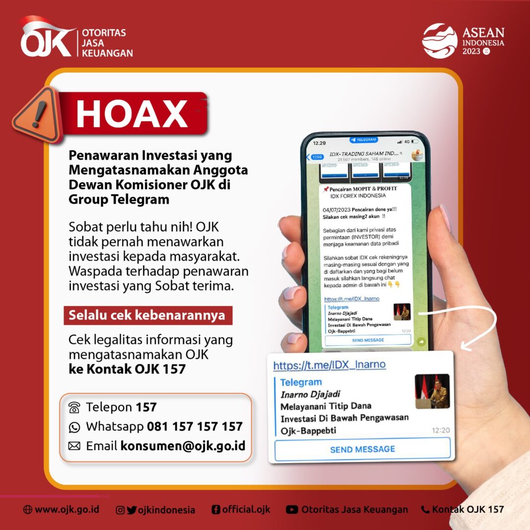 Awas Penipuan Catut Bank Berdikari Lewat WhatsApp dan Email