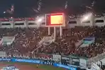 Penampakan Ribuan Suporter Ramaikan Stadion Pakansari Bogor